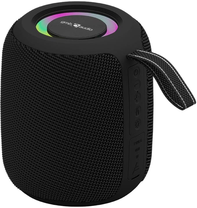 GMB-Audio Bluetooth Speaker LED Zwart Draadloos