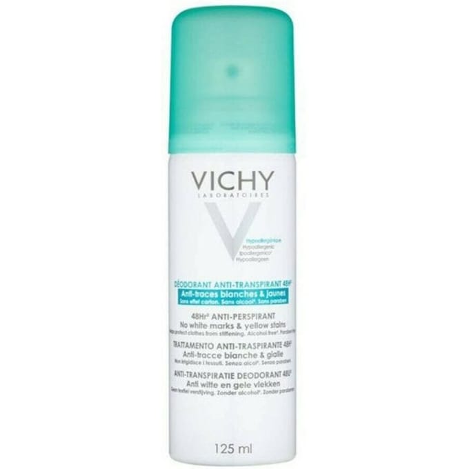 Vichy Deodorant 48Hour Aerosol No Marks Anti-Perspirant - 125 ml