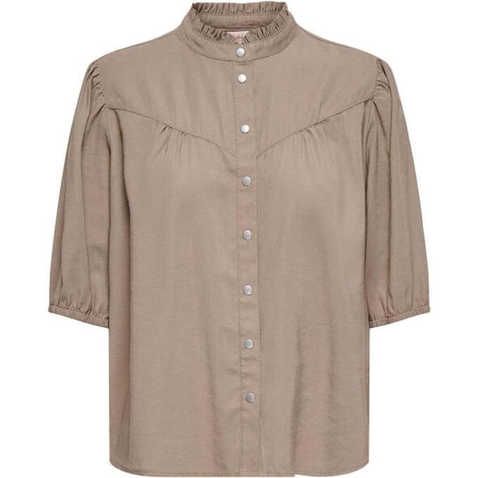 ONLY - ONLARIS LIFE 2/4 FRILL SHIRT WVN CC - Meisjes - Blouses