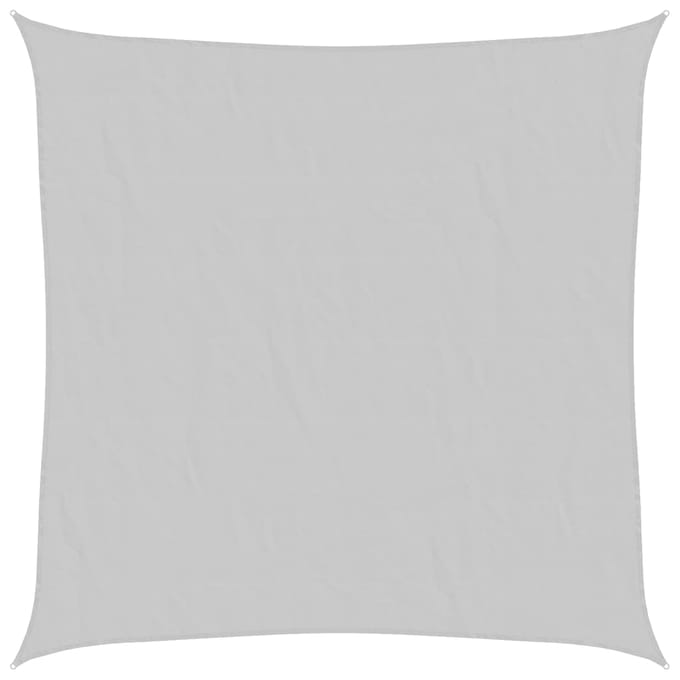 vidaXL - Zonnezeil - 7x7 - m - 100% - polyester - oxford - lichtgrijs