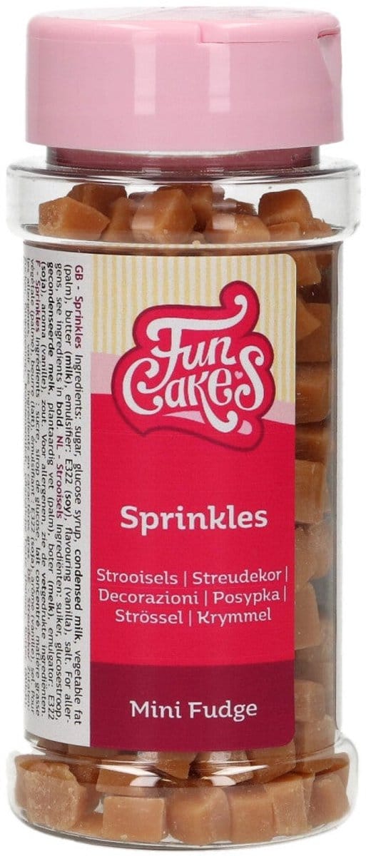FunCakes Suikerdecoraties - Mini Fudge - 65g - Eetbare Taartdecoratie