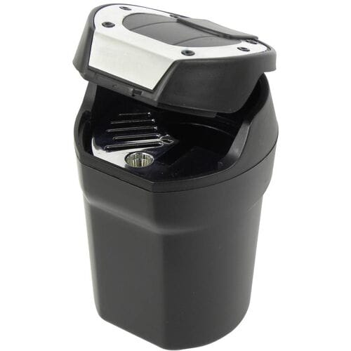 HP Autozubehör 19112 Asbak 10.5 cm x 7.5 cm x 6.5 cm Voor bekerhouder