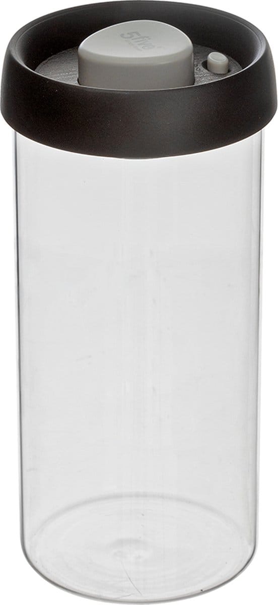 5Five Voorraadpot met vacuümpomp - 1.3 liter