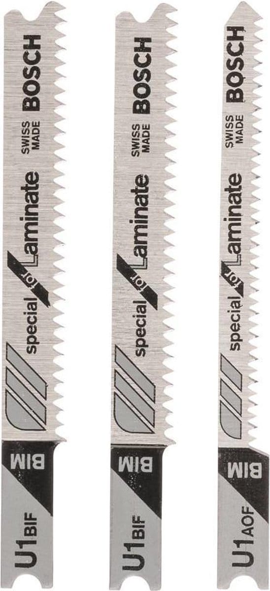 Bosch Accessories 2609256789 3-delig Decoupeerzaagbladen-set U-schacht 3 stuk(s)