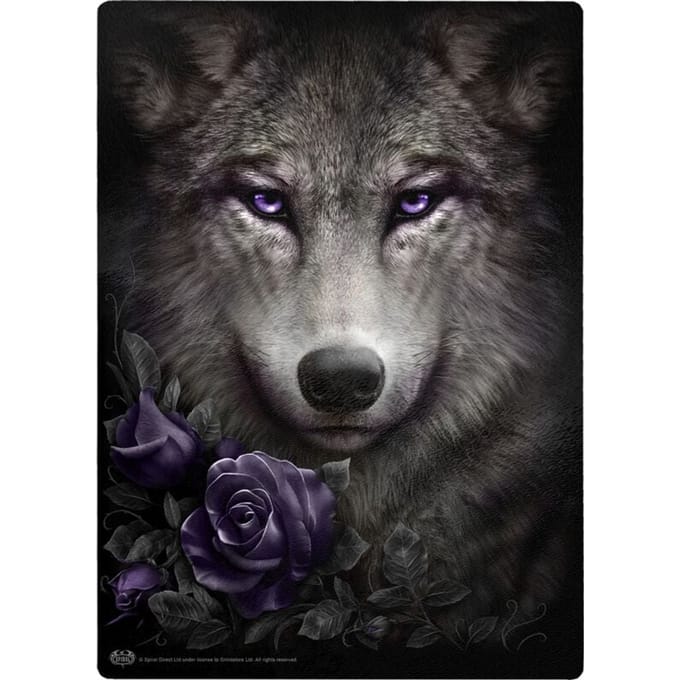 Spiral Wolf Roses Unisex Snijplank - meerkleurig - Standard