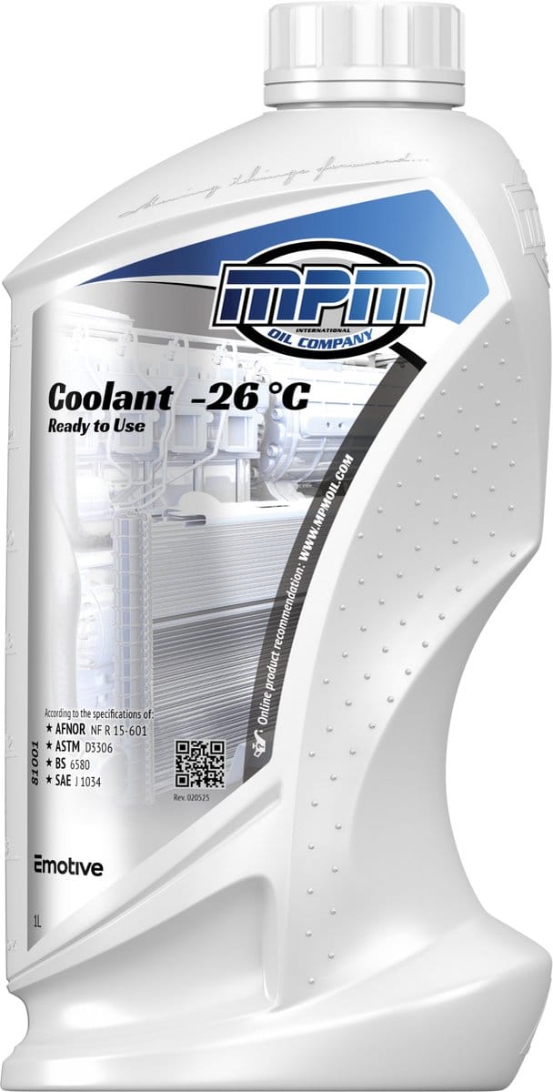MPM koelvloeistof -26 graden - 1 liter