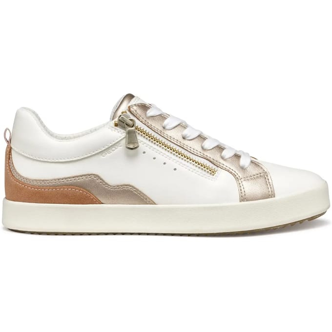 Geox Blomiee Wit-Beige Sneaker
