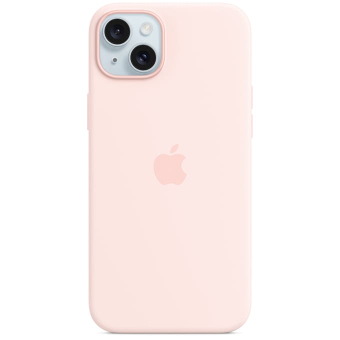 Apple Siliconenhoesje met MagSafe geschikt voor iPhone 15 Plus - Light Pink
