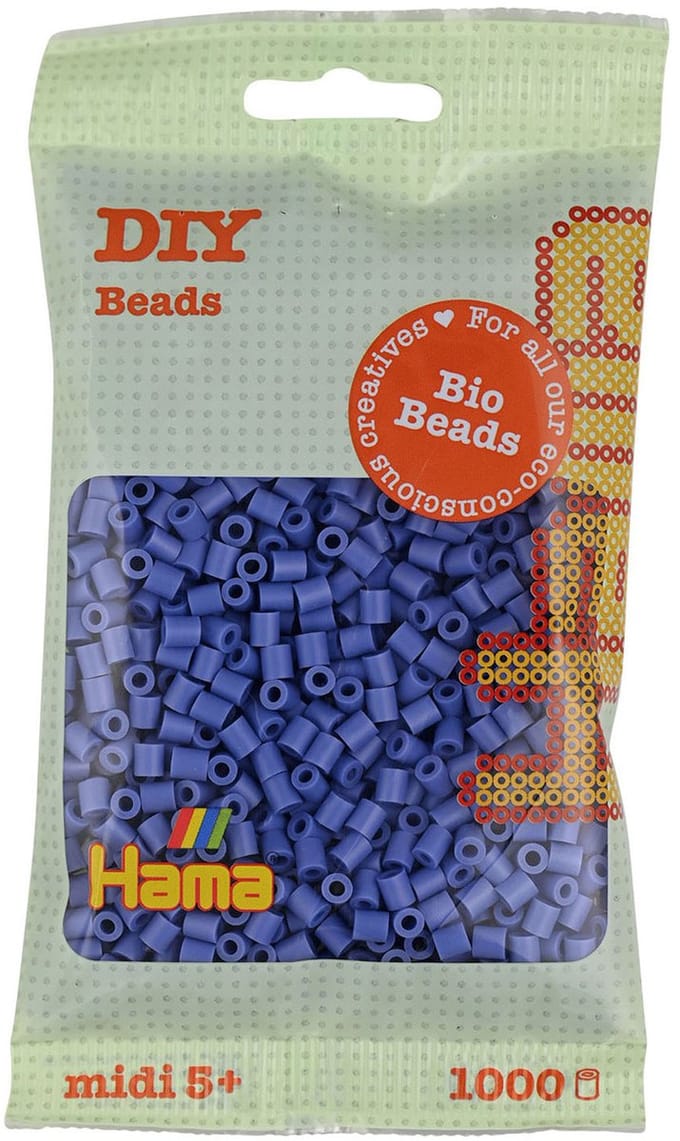 Hama Midi Bio Ironing Beads - Lavender Purple (107) 1000 pcs.