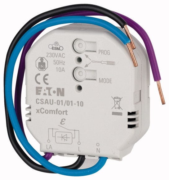 CSAU-01/01-10 Eaton xComfort Schakelactor Schakelvermogen (max.) 2300 W Wit