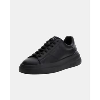 Sneakers met leren patches, model 'ELBA'