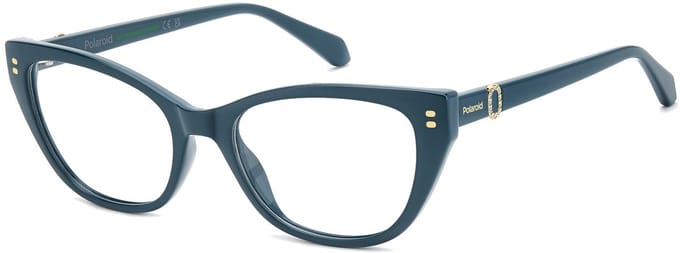 Polaroid PLD D602 Teal 53/18/140 WOMAN Brilmonturen