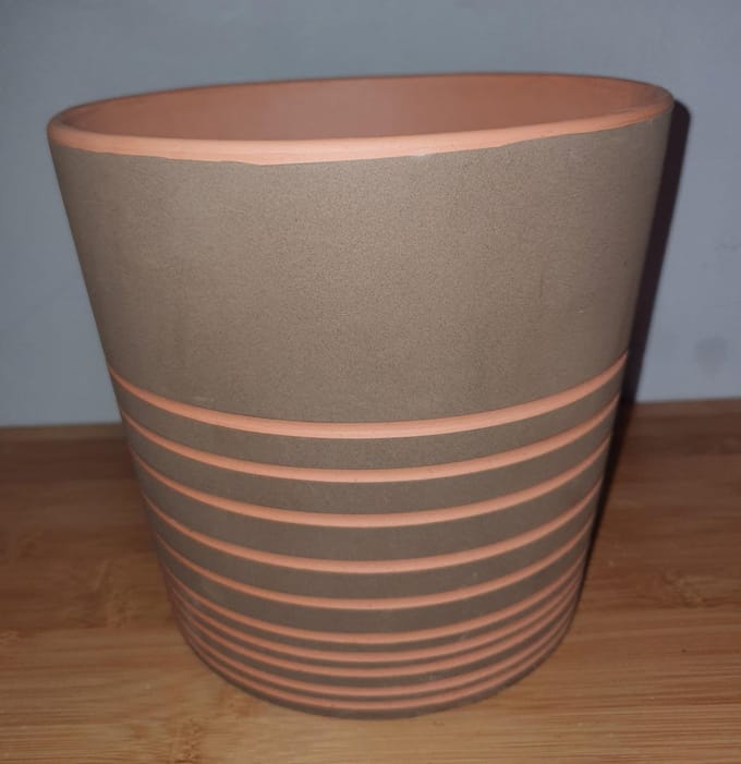 Mica  Decorations 5 stuks Bloempot rond conical D19 x H18cm
