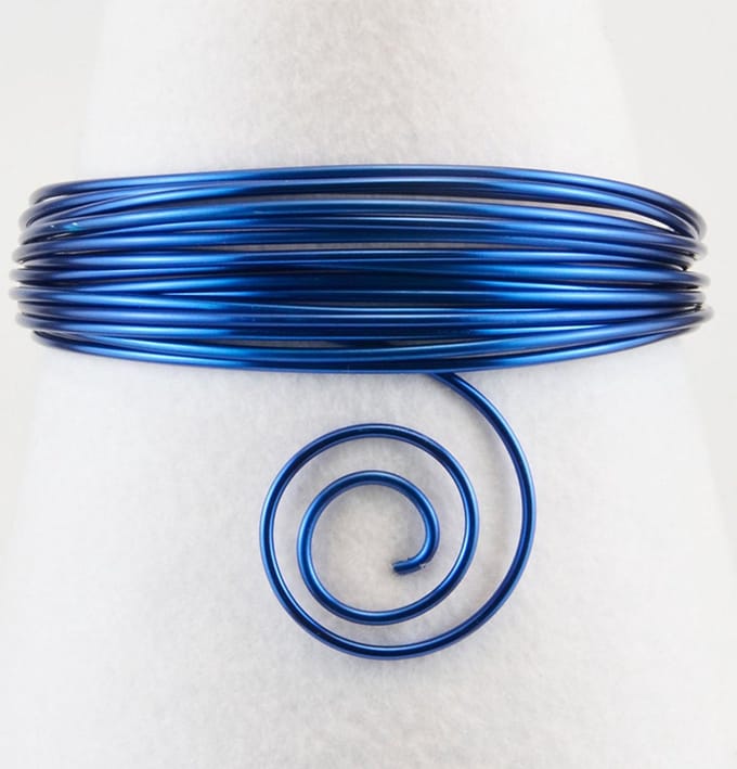 Vaessen Creative Aluminium Draad - 1mm - 10m - Royaal blauw
