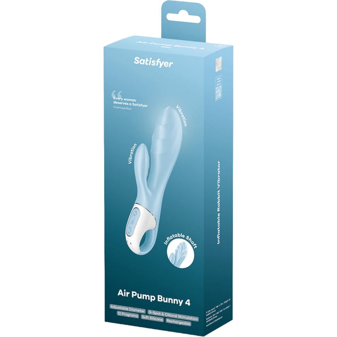 Satisfyer ‘Air Pump Bunny 4', 21,5 cm