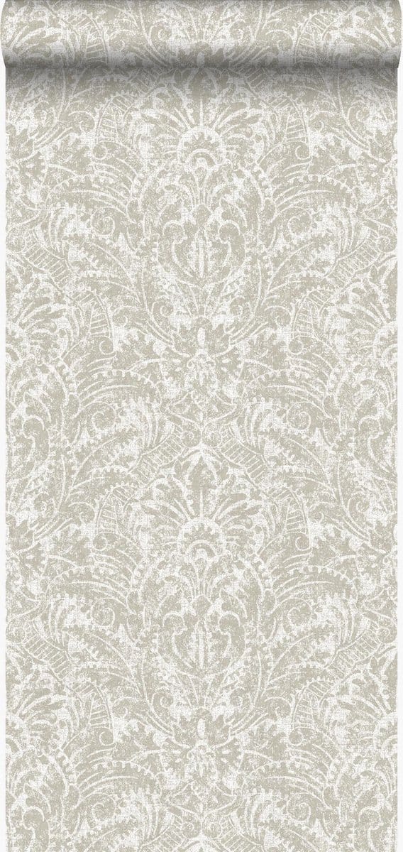 Origin Wallcoverings behang ornamenten donker beige - 53 cm x 10.05 m - 347308