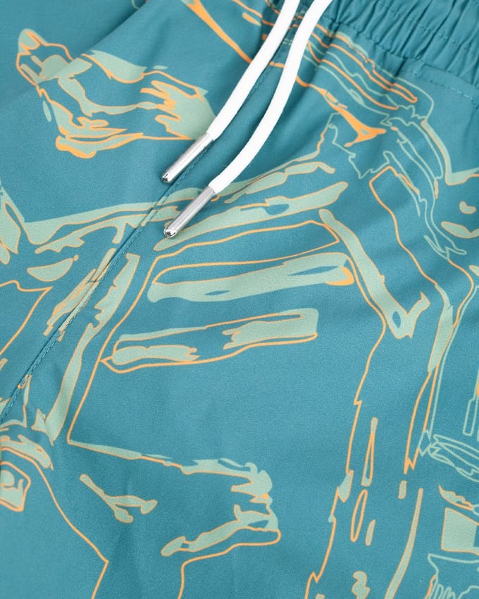 KIDS HUGE SKETCH SWIMSHORT