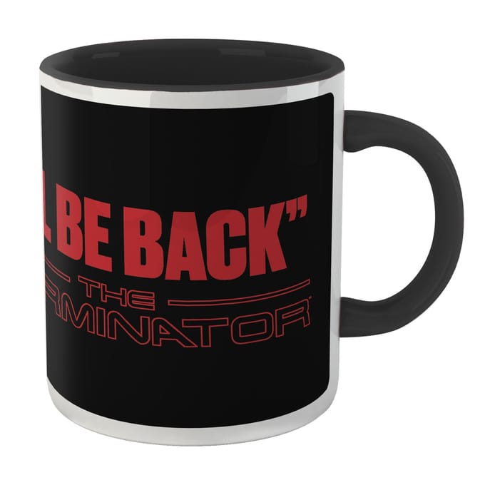 The Terminator I'll Be Back Mug - Black