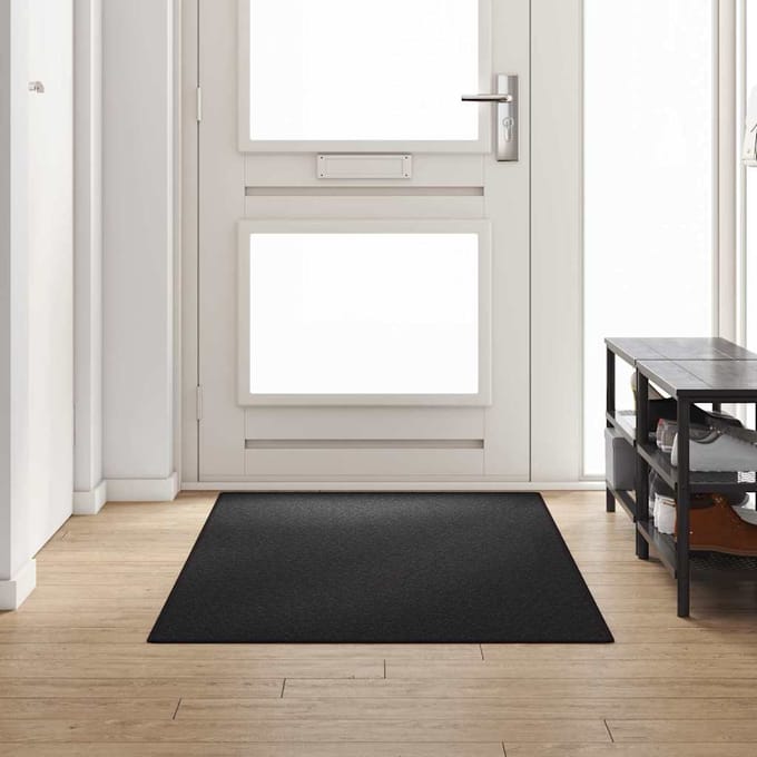 vidaXL - Tapijt - Loper - Antraciet - 100 - x - 250 - cm - 100% - Polypropyleen