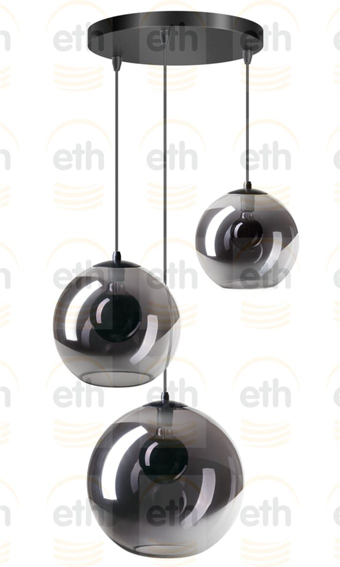 ETH Hanglamp Orb 3x 20-25-30cm