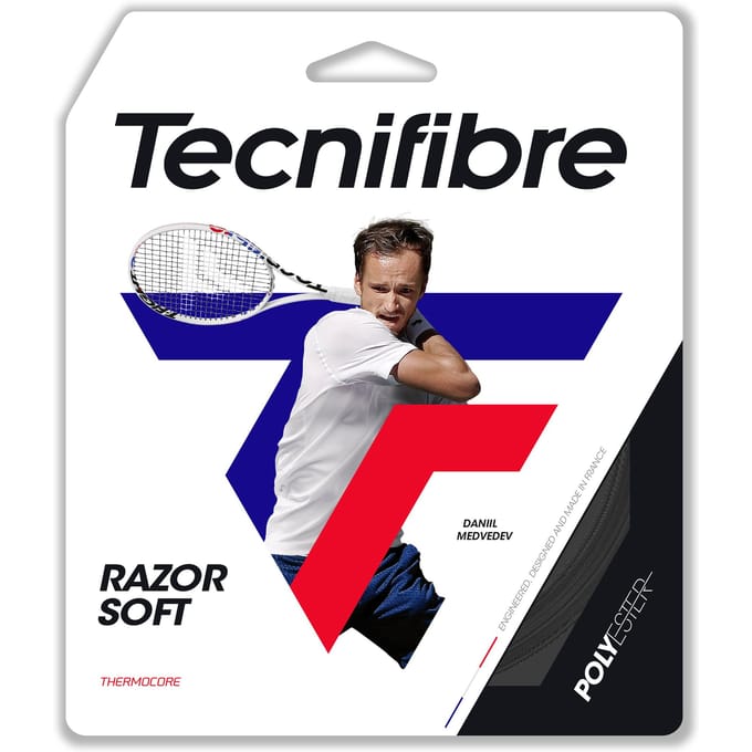 Tecnifibre Razor Soft Tennissnaar Zwart 1,30mm 12m
