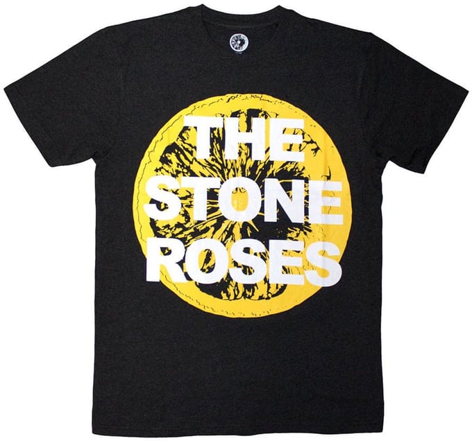The Stone Roses - Large Lemon Heren T-shirt - L - Grijs