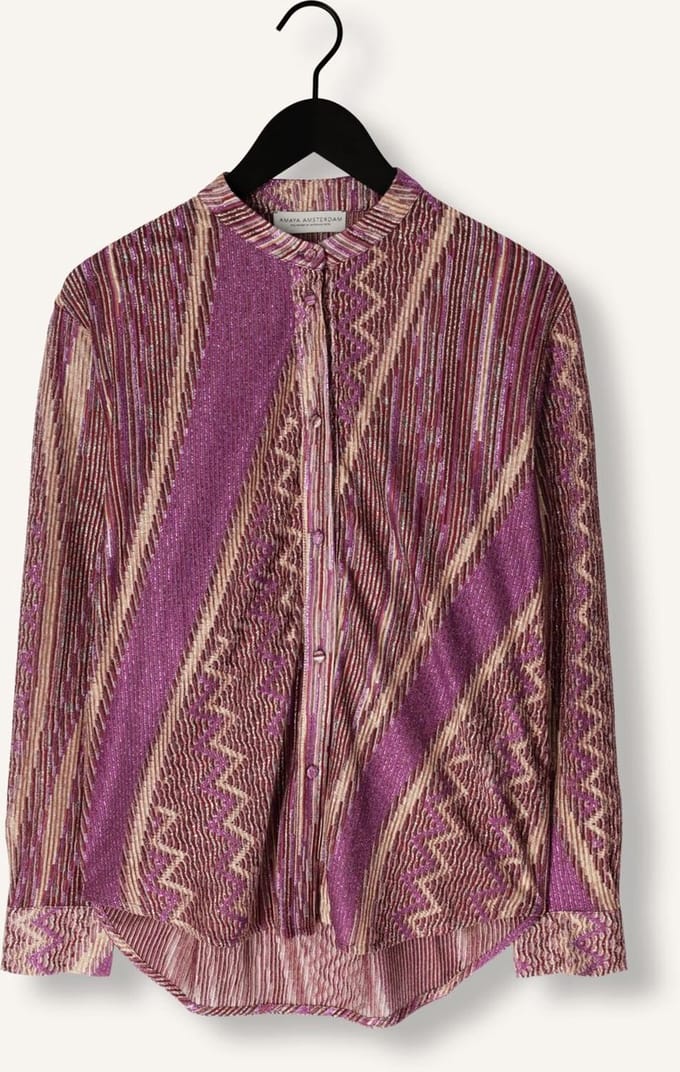 Amaya Amsterdam Kate Blouses Dames - Paars - Maat S