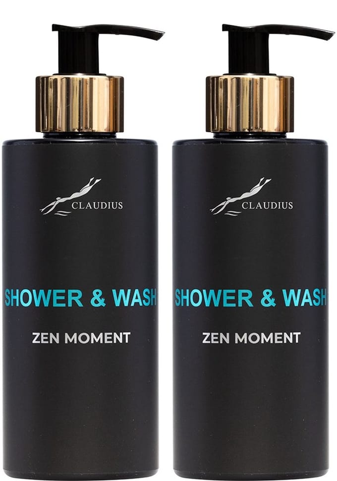 Shower & Wash Zen Moment 300 ml - gouden pomp - 2 stuks
