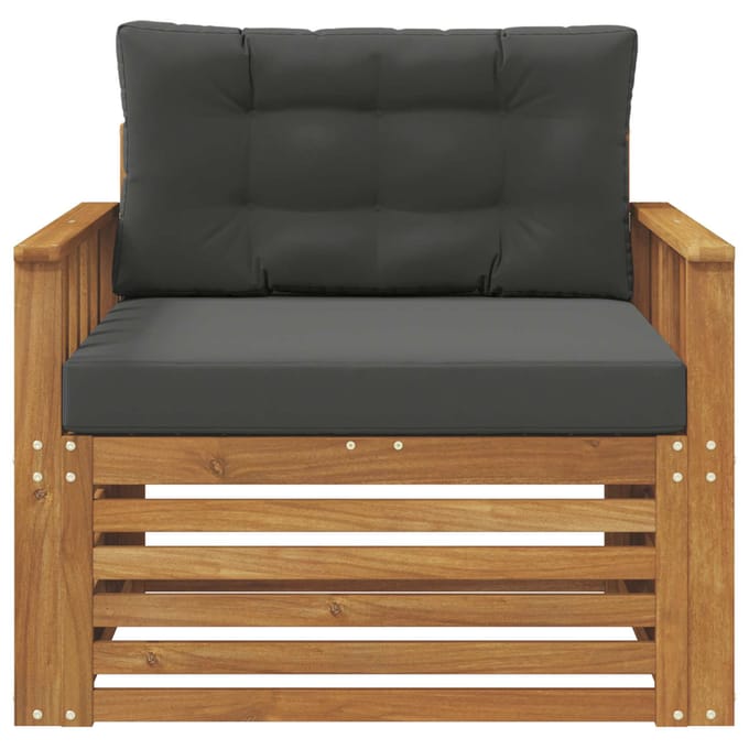 vidaXL - Buitensofa - Massief - Acacia - Hout - en - Polyester