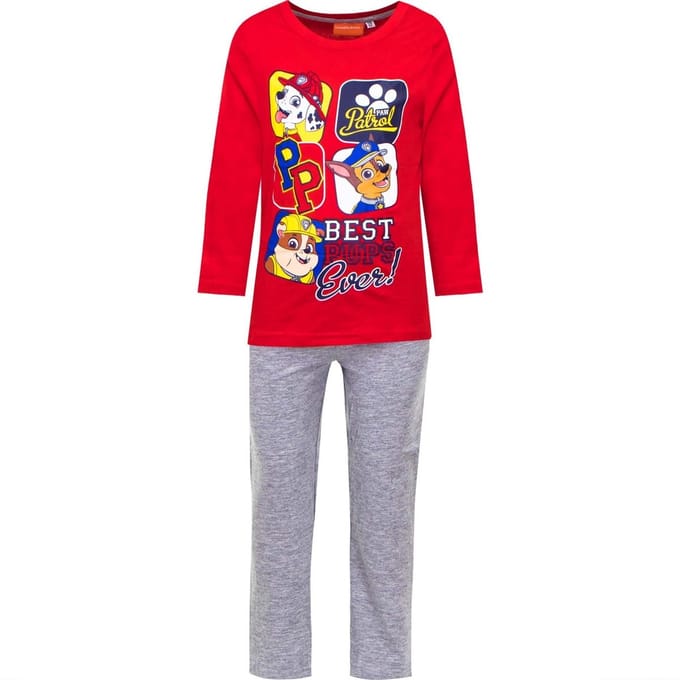 Paw Patrol jongens pyjama - Red  - 98  - Rood