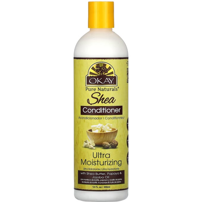 Oké Pure Naturals, Ultra Hydraterende Lichte Conditioner, 12 fl oz (355 ml) yellow