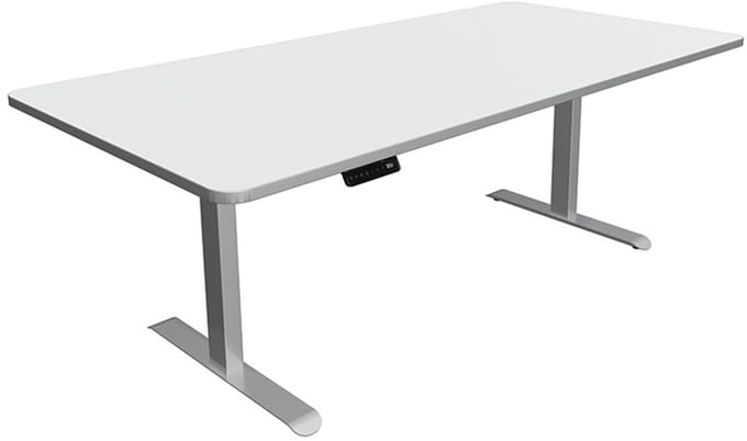 Zit sta bureau Move-3 premium wit 200x100cm