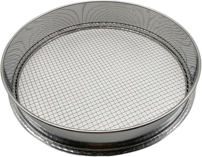 Bodem Zeef - Compost Zeef - Tuinieren Compost - 3/8" Maaswijdte - 30cm Diameter
