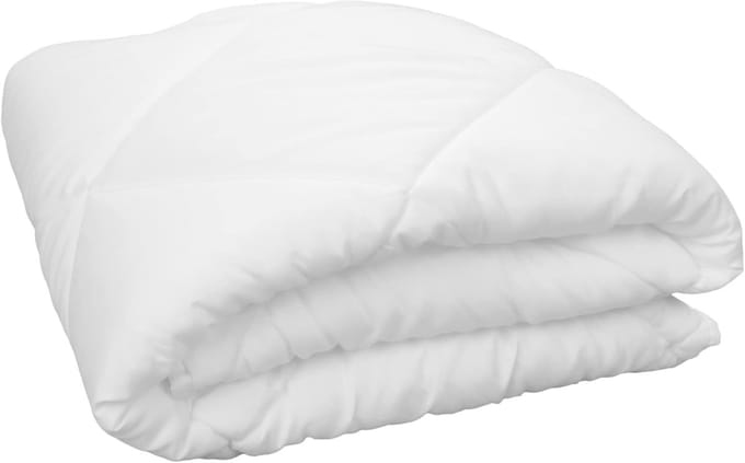 Famanu - Microvezel dekbed 75 x 120 cm, anti-allergisch en mijtvrij – Wit