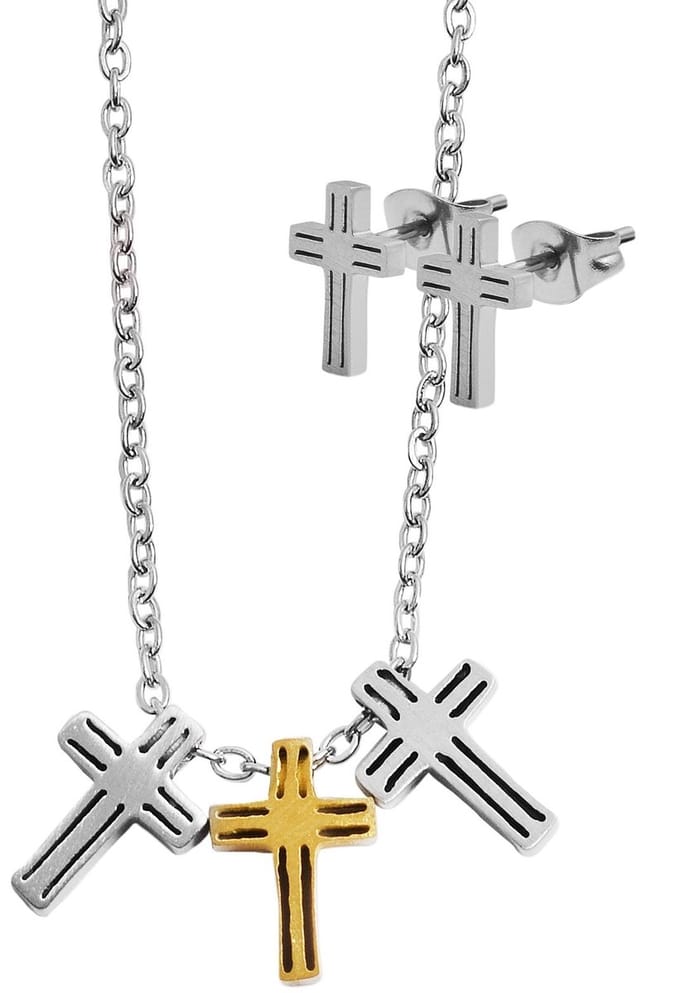 AKZENT Akzent dames sieradenset Edelstahl zilver