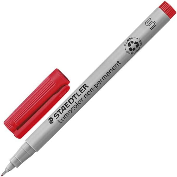 Staedtler 311-2 markeerstift 1 stuk(s) Rood Kogelpunt