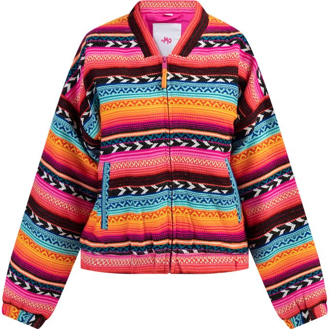 Mymo bomberjack Dames Veelkleurig neonroze