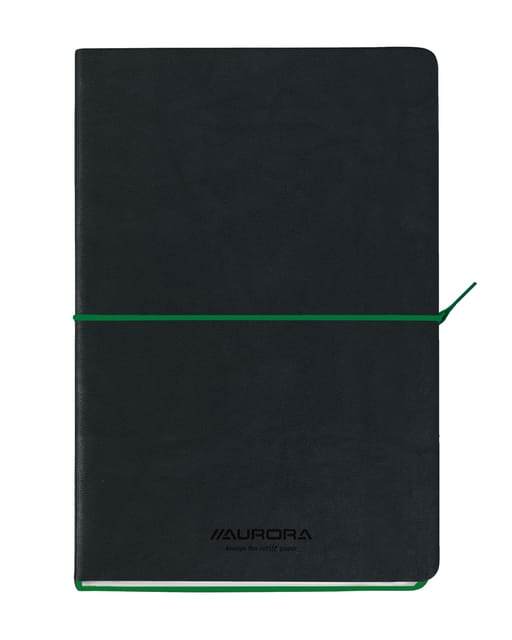 Notitieboek Aurora Tesoro A5 192blz lijn 80gr groen