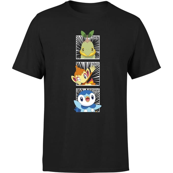 Pokemon Generation 4 Intro Men's T-Shirt - Black - 3XL