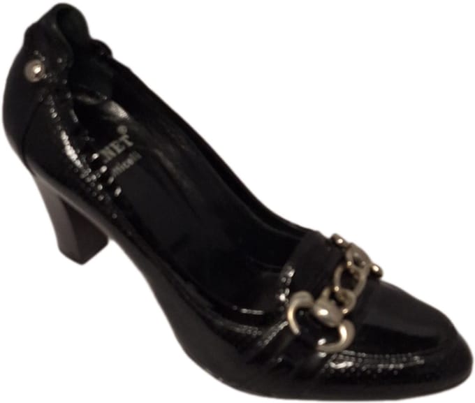 HORNET by Botticelli- LUXE PUMPS - LEER- GESPDECORATIE-40