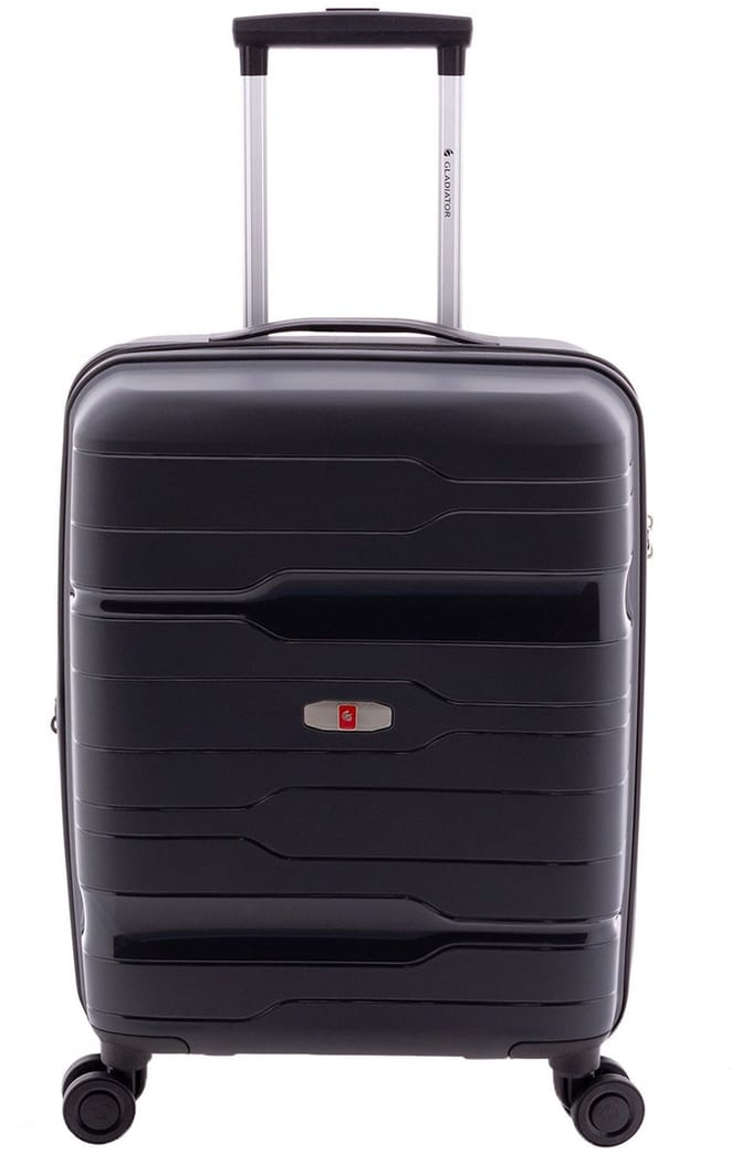 Gladiator Boxing S Handbagage Koffer - Exp - 55 cm - TSA slot - Zwart