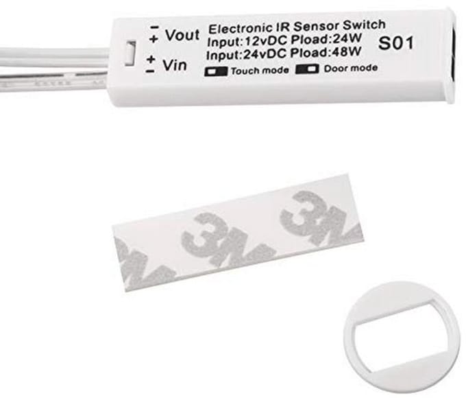 Inbouwsensor met touch functie voor deur- of handbeweging