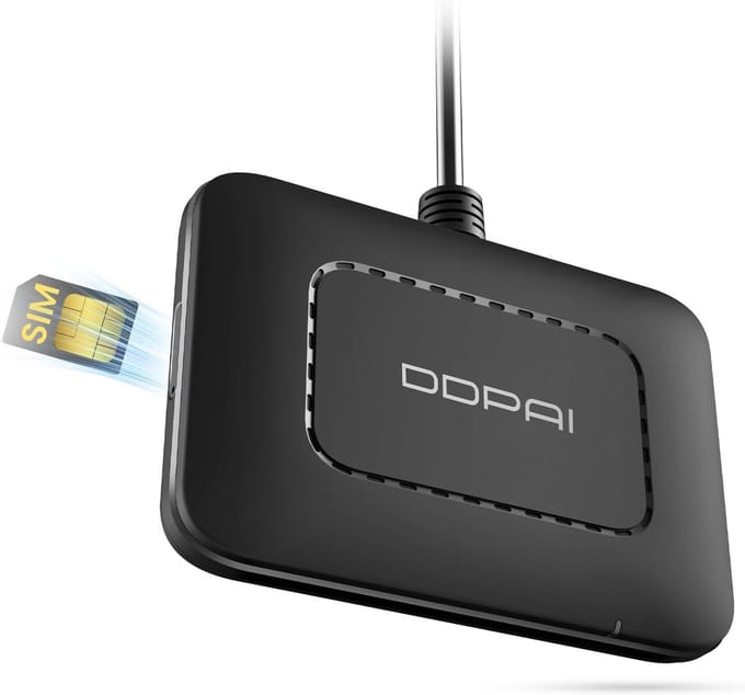 4G LTE Module met SIM-kaart voor Dashcams - Realtime Toegang en Parkeerbewaking