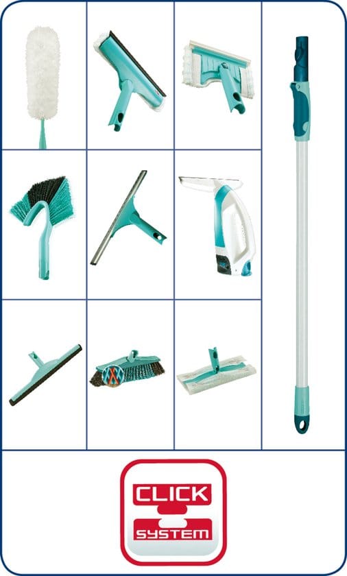 Leifheit telescoopsteel - 75-135 cm lengte - Click System