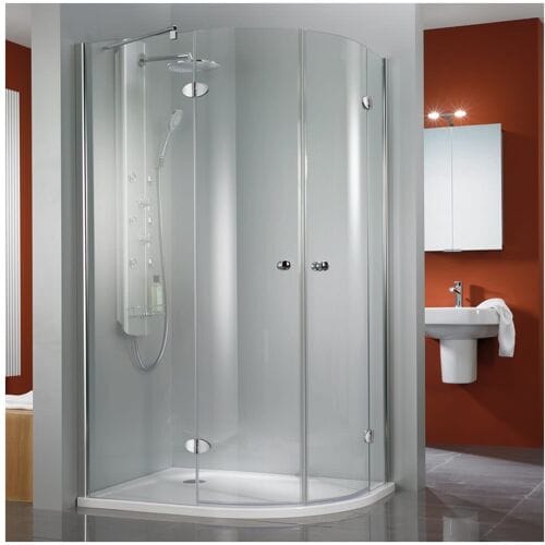 HSK Premium Classic round shower 80 x 80 x 200 cm, R = 55 cm