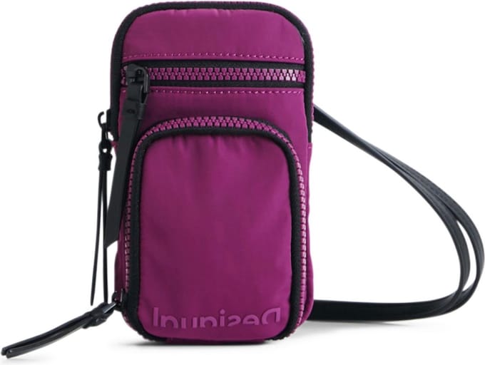 Desigual Telefoontasje Mone Logout Dafne Smartphone Bag Red Paars