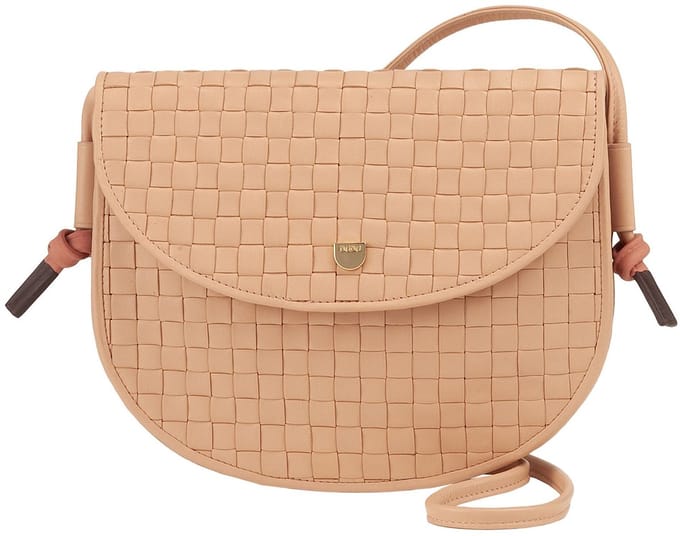 DuDu Skye Crossbody tas Leder 21 cm - Dames - blush rose