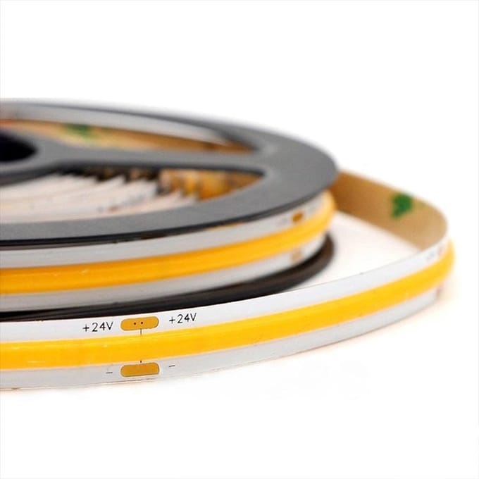 Groenovatie LED COB Strip - 5 Meter - 5 Watt/meter - 360 LED'/m - Warm Wit - 24V