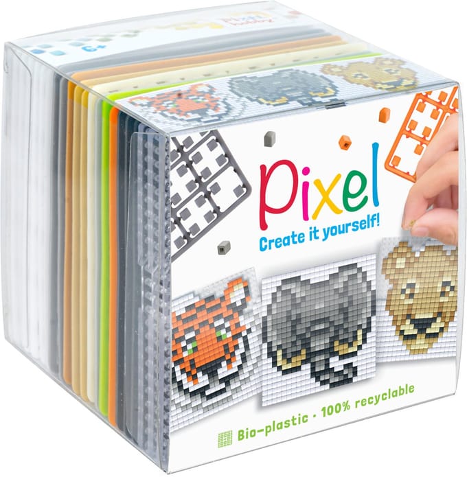 Pixelhobby kubus - wilde dieren