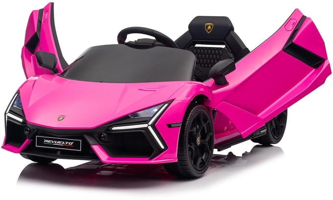 Lamborghini Revuelto 12V Kinderauto Roze